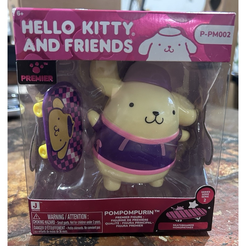 Sanrio Hello Kitty Friends Pompompurin Premier Figure Skateboard Series 2